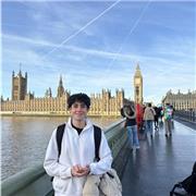 Estudiante universitario con buenas notas en matemáticas a lo largo de su vida de estudiante
